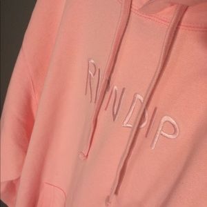 Pink RipnDip hoodie